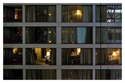 Hotel night window